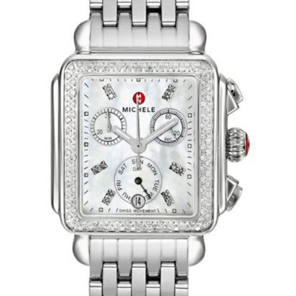 Michele Deco Diamond Watch